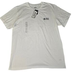 Alpine Design T Shirt Mens M Rocky Mountains Colorado Graphic White NWT